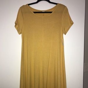 Mustard Yellow Shirt Dress